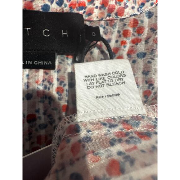 HATCH Margarette Maternity Dress Bittersweet Print Cotton Silk Blend NWT Size 0 - Picture 6 of 7